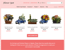 Tablet Screenshot of flowersbyleslee.com